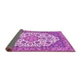 thumbnail image 2 of Ahgly Company Indoor Round Medallion Pink Traditional Area Rugs, 3' Round, 2 of 4