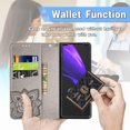 thumbnail image 6 of case for Samsung Galaxy Z Fold3 5G Wallet Case,Kawaii 3D Butterfly Embossing Slim Flip PU Leather with Magnetic Closure Credit Card Slots Holder Phone Cover for Samsung Galaxy Z Fold 3 Rhinestone Grey, 6 of 14