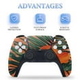 thumbnail image 4 of Hawaiian Hibiscus Garden Orange Flowers PS5/PS5 Pro/PS5 Slim Digital Disc Skin Sticker For Console And Controller Skins, 4 of 7
