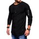thumbnail image 1 of Mens Long Sleeve T Shirt Slim Fit Muscle Blouse Activewear Pullover Tops Tee, 1 of 8