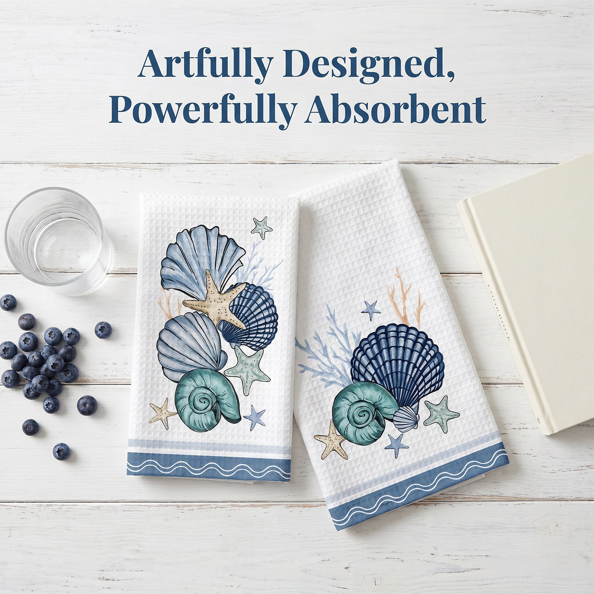 Unique Bargains Soft Absorbent Microfiber Kitchen Towel White 26" x 18"