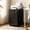 Black, variant on 18" Lockable Steel Freestanding Storage Chest, Accent Cabinets with Casters, Utility Organizer for home and office use, White