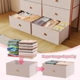 thumbnail image 5 of Dresser for Bedroom with 12 Drawers Tall Dressers for Bedroom Fabric Dressers & Chest of Drawers with Sturdy Metal Frame, Wood Top, for Woman, Closet, 40.6" W x 11.8" D x 44.5" H (Pink), 5 of 18