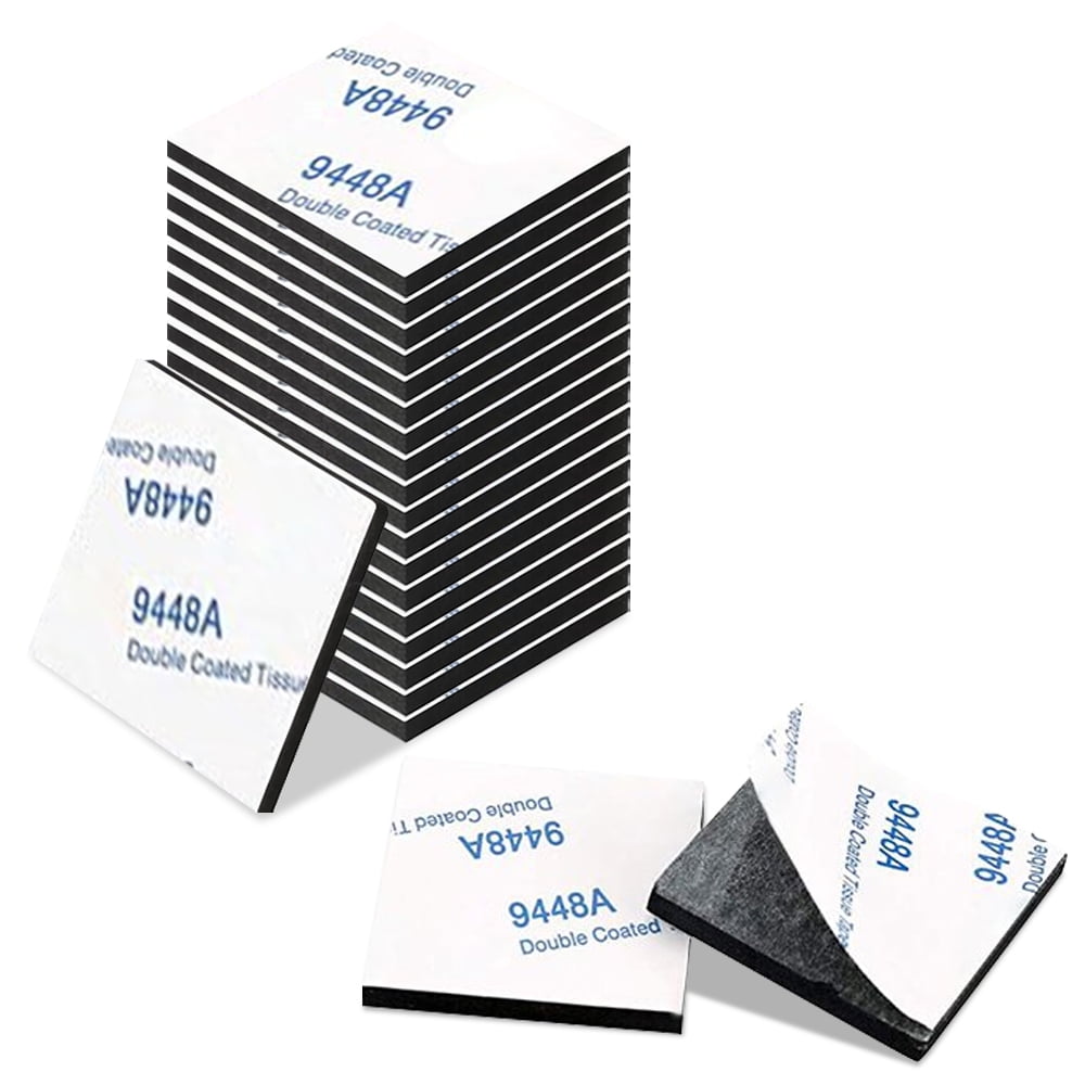 120 Pack Double Sided Foam Tape, Black SelfAdhesive Tape, Strong Wall