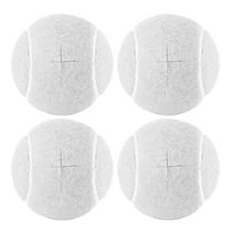 Precut Tennis Balls for Walkers, 4 PCS Heavy Duty Long Lasting Glide Balls - Precut for Easy Installation, Universal Felt Pads for Walker Legs & Furniture, Floor Protectors