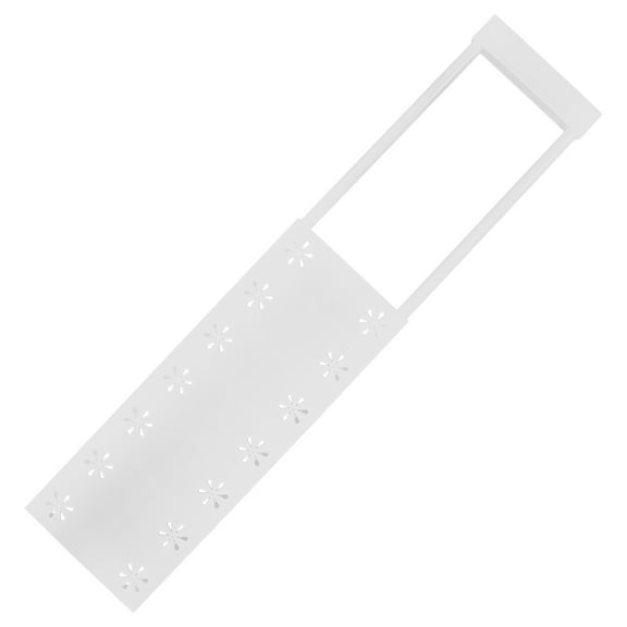 Raindrops  Adjustable Closet Shelves Tension Shelf Organizer Bins White