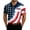 Navy, variant on XDZJLR Polo T Shirts For Men 4Th Of July Independence Day Button Front Print Short Sleeve Tops Theme Tee Casual Wear Big And Tall Mens Golf Shirts S-6Xl