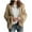 Khaki, variant on GigrtiJin Knit Cardigan Sweaters for Women Casual Open Front Cardigan Coats Ladies Comfy Soft Solid Color Sweater