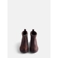 thumbnail image 3 of Wonder Nation Toddler Girls Sweater Knit Faux Leather Boots, 3 of 5