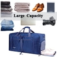thumbnail image 4 of Bolsa de viaje Woogwin, grande, impermeable, 60 L, azul oscuro, 4 of 6