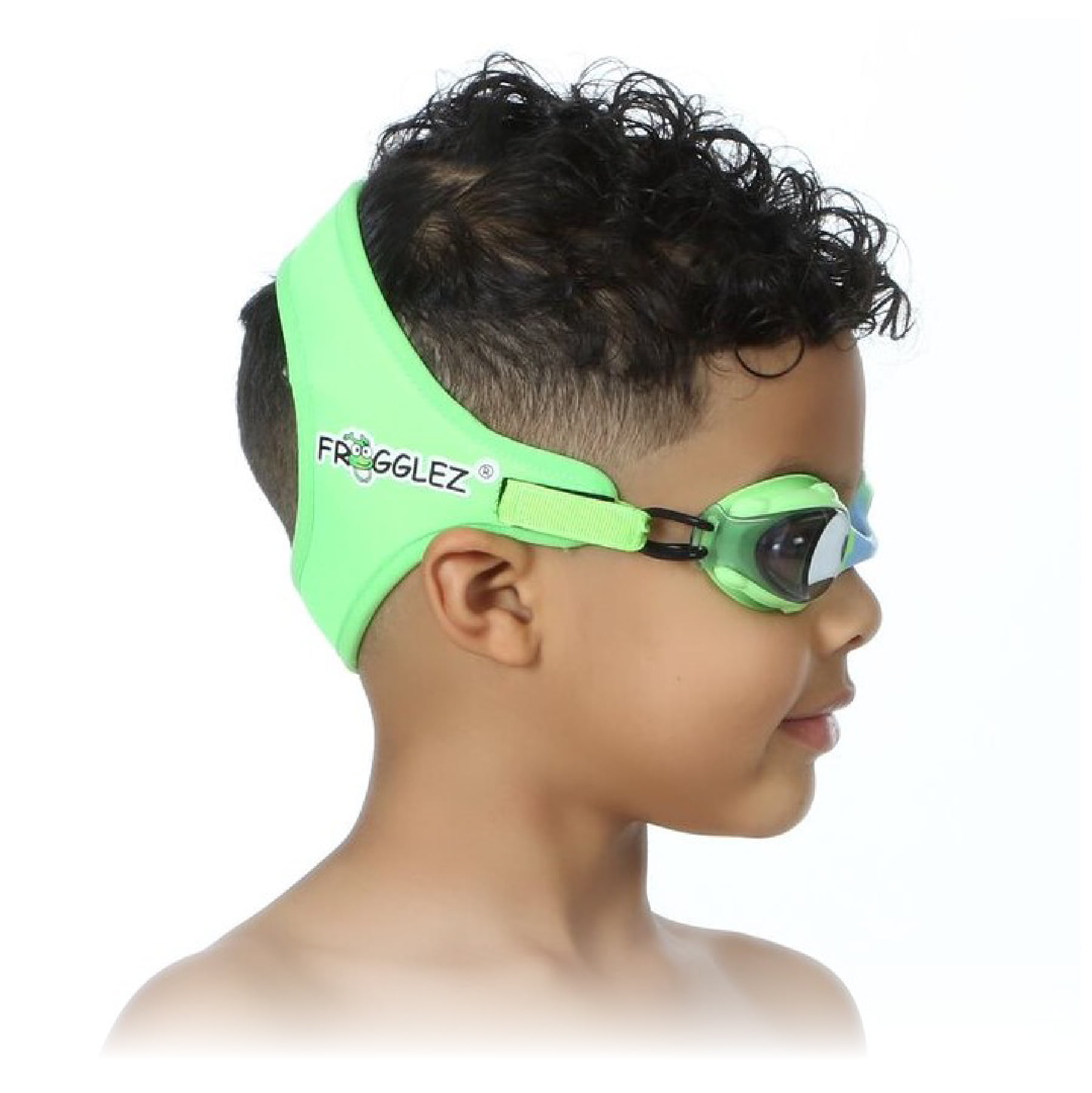 Kids Swim Goggles Pain Free & No Hair Pull Goggles for Kids Swimming Kids Goggles with Fabric Strap Cover 