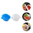thumbnail image 6 of KAKOWELY Fruit Washing Tool Rectangular Sink Basket Plastic 2Pcs, 6 of 10
