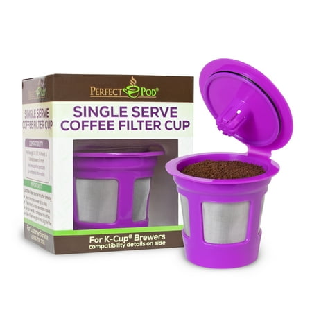 Perfect Pod Single Serve Coffee Filter Cup | Reusable Coffee Pod Compatible with Keurig K-Cup Coffee Makers