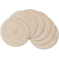thumbnail image 1 of Round Braided Placemats Set of 6 Washable 15 inch Round Placemats Kitchen Table Place Mats Round Table Mats, 1 of 5