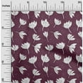 thumbnail image 1 of oneOone Cotton Cambric Dark Magenta Fabric Florals Sewing Craft Projects Fabric Prints By Yard 56 Inch Wide, 1 of 4