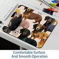 thumbnail image 6 of Dachshund Printed Square Desk Mat Mousepad, 8.3x9.8 Inch, Non-Slip Rubber Bottom, Suitable for Office and Gaming, 6 of 6
