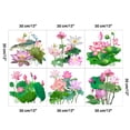 thumbnail image 1 of Lotus Toilet Stickers Bathroom Decoration Stickers Self-adhesive Paintings Removable PVC Sticker For Bathroom Decor, 1 of 8