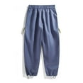 thumbnail image 5 of sususu Sweatpants For Men Lightweight,Men's Casual Straight Fit Trousers Water Outdoor Hiking Workwear Comfortable Loose Daily Wear Pants,Blue,XXXL, 5 of 6