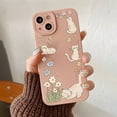 thumbnail image 2 of Cats And Flowers Pattern Graphic Pattern Anti-fall Phone Case For IPhone 14, 13, 12, 11 Pro Max, XS Max, X, XR, 8, 7, 6, 6S Mini, Plus, 2 of 3
