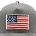thumbnail image 5 of Waldeal American Flag Trucker Hat for Men Women, Adjustable Snapback Mesh USA Flag Baseball Cap, 5 of 7