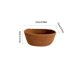 thumbnail image 2 of 1pc Handmade Thick Rope Woven Oval Shaped Desktop Sundries Storage Basket, Multicolor, 2 of 4