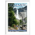 thumbnail image 2 of Art.com The Mist Trail - Yosemite National Park, California Art Print by Lantern Press, White Frame Wall Art, 21" x 29", 2 of 5