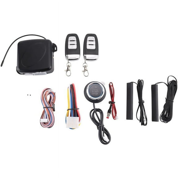 Car SUV PKE Keyless Entry Engine Start Alarm System Push Button Start System Remote Stop