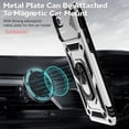 thumbnail image 5 of Estuche GANGXUN para iPhone 7/8, soporte giratorio 360°, estilo mecánico y magnético, 5 of 5