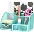 thumbnail image 1 of Desk Organizer With Easy Access Design, Ample Storage Space For Office Home Use, Compact And Durable Black Silver Pink Blue Seven Compartments, 1 of 5