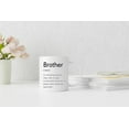 thumbnail image 2 of Gifts for Brother Coffee Mug, Big Little Brother Gift, BrotherBirthday Gifts from Sister, Thank You Gift for BrotherCoffee Cups Ceramic 11oz, BrotherDefinition Tea Cup, 2 of 5
