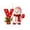 Y, variant on Christmas Soft Fabric 26 Alphabet Letters Christmas Tree Ornaments, DIY Monogram Plush Hanging Pendants with Bowknot, Xmas Tree Decor Gift Tag, Winter Holiday Keepsake Gift