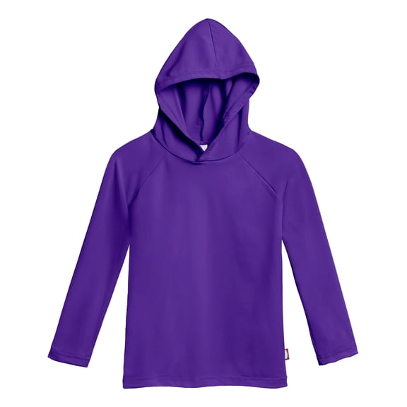 Unisex UPF 50  Long Sleeve Hooded Rashguard | Purple
