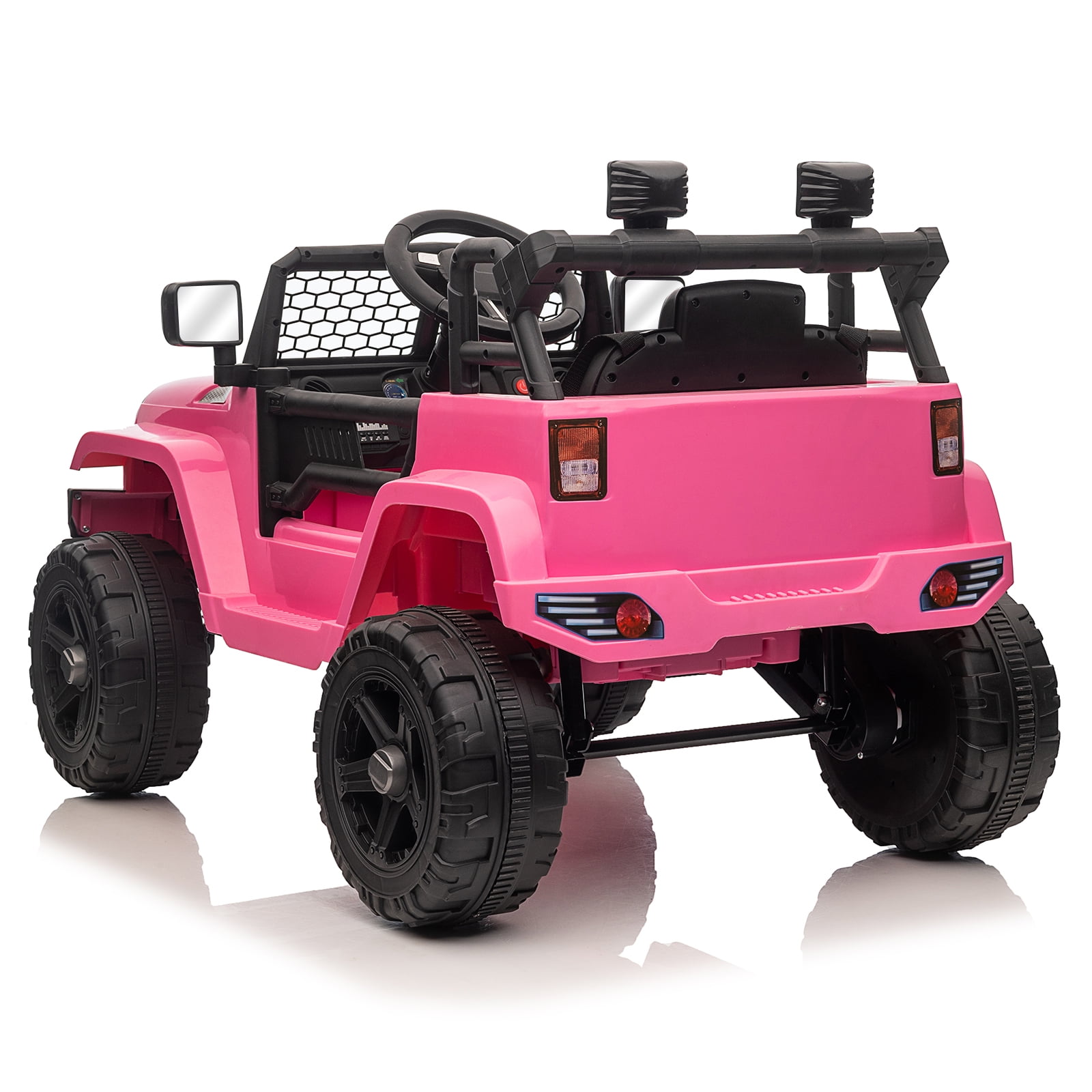 CIPACHO 12V Kids Battery-Powered Ride-On Truck Car for Boys Girls Ages 3-5 Years, Pink CIPACHO 12V Kids Battery-Powered Ride-On Truck Car for Boys Girls Ages 3-5 Years, Pink
