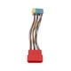 thumbnail image 5 of Cable adaptador de audio, adaptador de radio Mini ISO Cable de altavoz para automóvil Cable de arnés de CD Características de vanguardia, 5 of 12