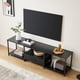thumbnail image 1 of Mueble para TV Estilo Industrial Negro de 1.6 m, Ideal para Sala y Dormitorio, 1 of 8