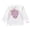 White 1, variant on Kids Cute Tops Layering Crew Neck Printed Long Sleeve Shirts Ruffle Hem Casual Soft Fall Winter Outfits Purple 9-10Years