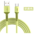 thumbnail image 2 of Charging Cable Mobile Phone 5A Charging Cord TPE charging cable Outer Layer Copper Wire USB Cable, Yellow, 1m, Replacement for iOS, 2 of 2