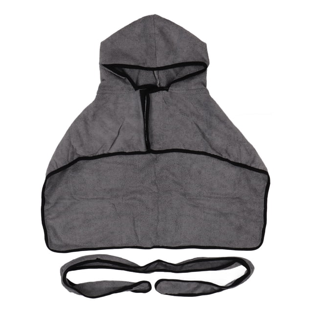 Albornoz para perros súper absorbente de secado rápido, toalla con bolsillos para las manos, talla XL