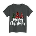 thumbnail image 6 of Ulanda Toddler Christmas Shirt Boys Girls Santa Chicken Tshirts Funny Xmas Holiday Dinosaur Outfit Tees Gift for Kids (Grey, 3-4 Years), 6 of 6