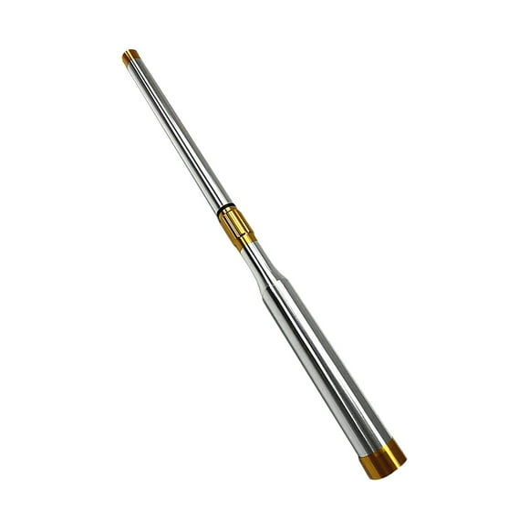 Extensión de taco de billar para billar, extensión de taco de billar, extensión de manga de eje de taco de billar, accesorio profesional ligero telesc Plata áurea