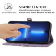 thumbnail image 3 of Feishell Wallet Case for iPhone 14 Pro Max, Premium Magnetic PU Leather Kickstand RFID Blocking Flip Case with Card Slots Wrist Strap Folio Case For iPhone 14 Pro Max, Purple, 3 of 6
