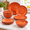 Orange, variant on Fall Dishes Dinnerware Set 12 Piece Service For 4 Orange