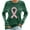 Breast cancer awareness shirts-Green, variant on Homenesgenics Breast Cancer Awareness Shirts Plus Size for Women and Men Women Fashion Print Round Neck Long Sleeve T-Shirts Sweatshirts Red S