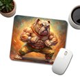 thumbnail image 3 of Fighting Mad Bulldog Mouse Pad Low Profile Gaming Mat, 3 of 7