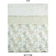 thumbnail image 5 of Chezmoi Collection Rosaline 7-Piece Floral Botanical Comforter Set California King, Floral Embroidery Soft Green Gray Floral Printed Lightweight Bedding Set, 5 of 9