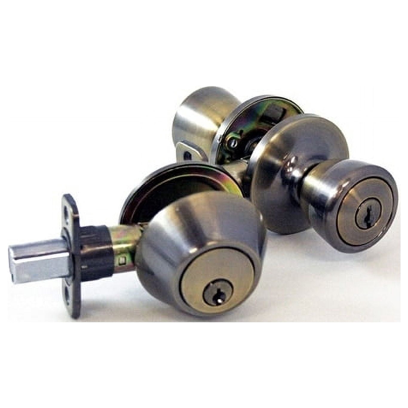 Tulip Knob Clamshell Pack Combo Locks PB