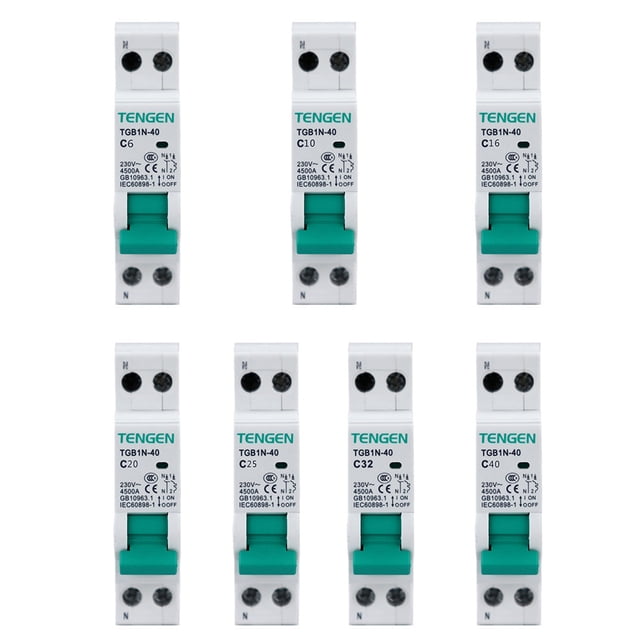 18MM 16A 1P+N 6KA Protection contre les Fuites de Circuit