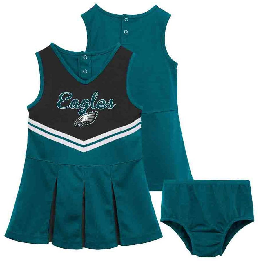 baby girl eagles cheerleader outfit