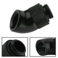 thumbnail image 3 of TOPINCN G1/4  Thread 45 Degree Bend Angle Rotary Fitting Adapter for CPU Water Cooling Black, Rotary Fitting, Thread Rotary Adapter, 3 of 8