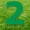 Green, variant on 20 x 15 in. Number 2 Yard Sign, Red